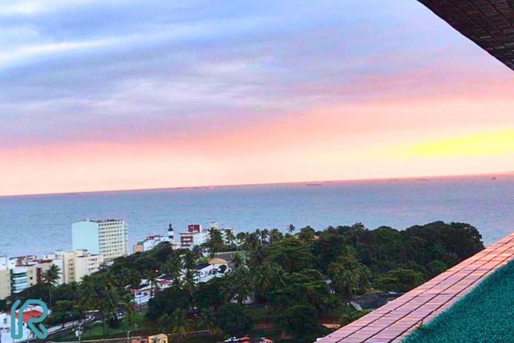 Lindo Studio Vista Mar Na Barra Com Piscina No Rooftop Do Edf, Proximo Ao Porto Da Barra Salvador Extérieur photo